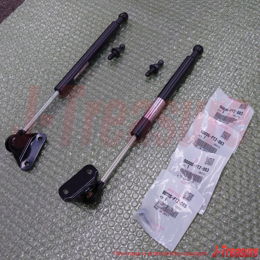 HONDA NSX ACURA NA1 91-05 Genuine Rear Engine Lid Dampers Struts & Bolt set OEM