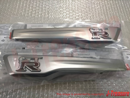 NISSAN GT-R R35 13-21 Genuine Emblem Finisher Front Fender Right & Left Set OEM