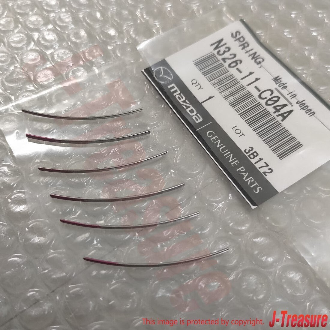 MAZDA RX-7 RX7 FC3S FD3S Genuine 13B Apex Seal Spring Set of 6 N326-11-C04A OEM