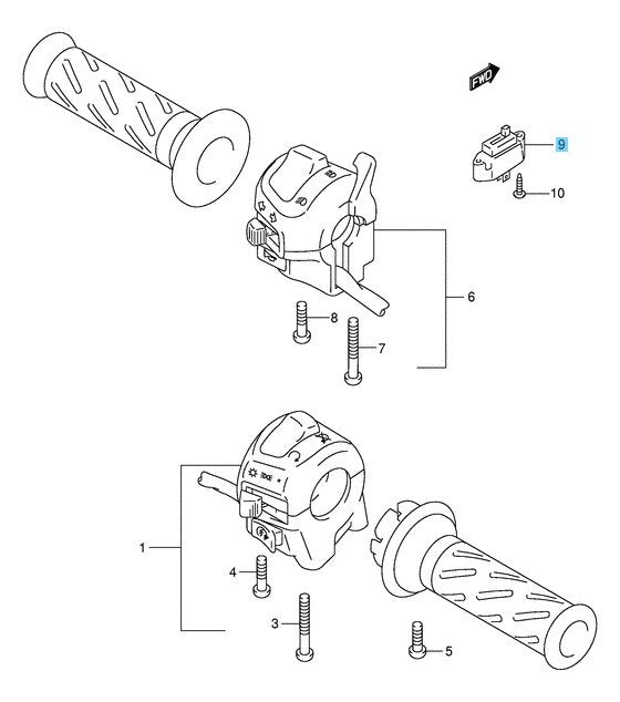 SUZUKI GS500 2001-2006 Genuine Clutch Switch Assy 37560-38A00 OEM
