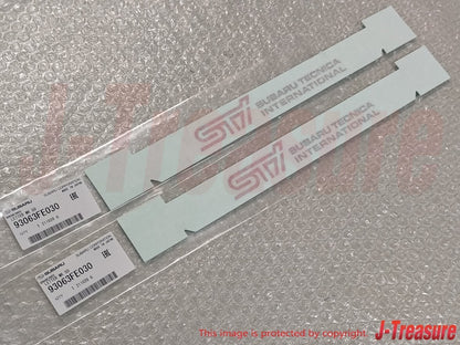 SUBARU IMPREZA WRX STI 05-07 Genuin Front Door Letter Mark 93063FE030 x2 Set OEM