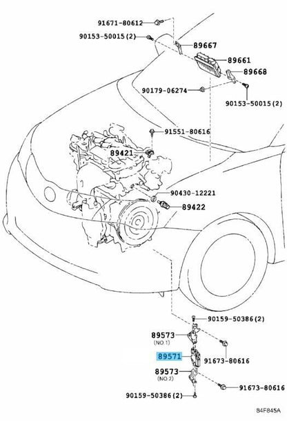 TOYOTA TUNDRA SEQUOIA 2010-2021 Genuine Fuel Pump Control Module 89571-34070 OEM