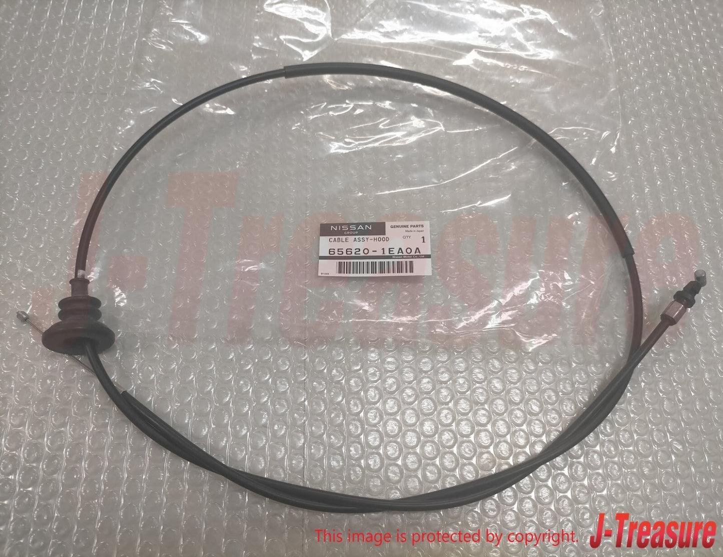 NISSAN 370Z Z34 2009-2020 Genuine Hood Lock Cable Assy 65620-1EA0A OEM