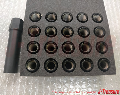 NISMO Wheel Nut Set Standard Type 7 Square Lug Nuts 34mm 20 pcs. 40220-RN810 GTR
