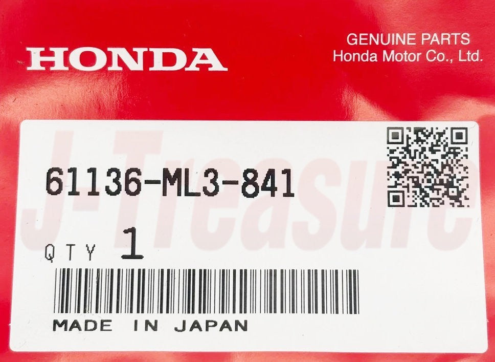 HONDA XR200R '90-99 CR250R '85-89 Genuine Front Number Plate 61136-ML3-841 OEM