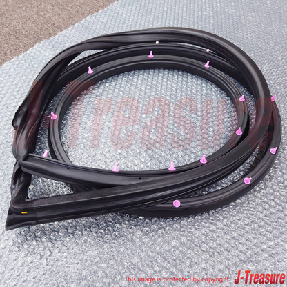MITSUBISHI LANCER EVO4 CN9A EVO5 6 CP9A Genuine Front Door Weatherstrip Set OEM