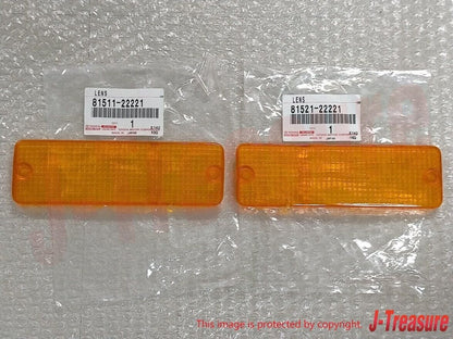 TOYOTA TRUENO AE86 Early Model MR2 AW11 Genuine Front Turn Signal Lens Set OEM