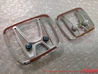 HONDA PRELUDE BB# 1997-2001 Genuine Center Emblem "H" Front & Rear Set OEM