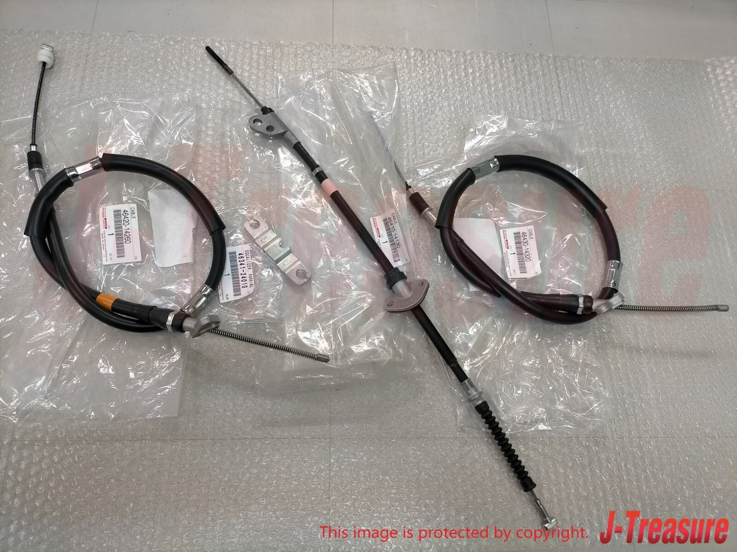 TOYOTA SUPRA JZA80 Genuine Parking Brake Cable Assy FR & RH & LH & Equalizer Set