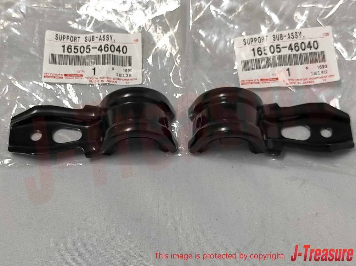 TOYOTA SUPRA JZA80 93-98 Genuine Radiator Upper Support Stay 16505-46040 x2 OEM