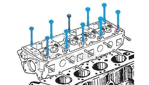 NISSAN DATSUN 1200 B310 A12/14/15 Genuine Cylinder Head Bolt & Oil passage bolt