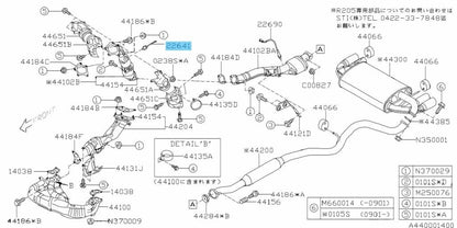 SUBARU IMPREZA WRX STI GRB GVB Genuine Air/Fuel Ratio Sensor 22641AA500 OEM