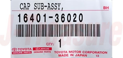TOYOTA HIGHLANDER GSU40 GVU48 2001-2009 Genuine Radiator Cap 16401-36020 OEM