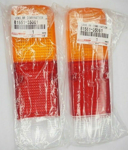 TOYOTA LAND CRUISER 73-84 PICKUP 89-93 Genuine Tail Light Lens RH & LH Set OEM