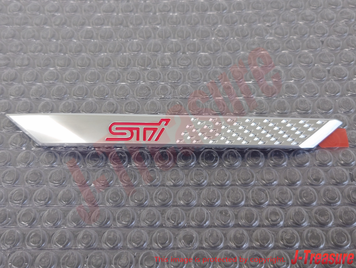 SUBARU BRZ STI SPORTS ZC6 Genuine Fender Silver Garnish Emblem RH & LH Set OEM