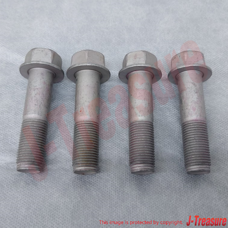TOYOTA HIGHLANDER GSU40 01-13 Genuine F/Lower Arm Bolt 90105-16082 x4 Set OEM