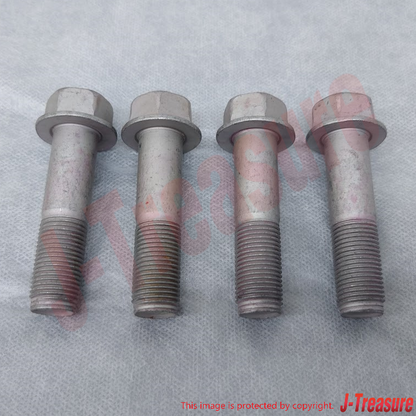 TOYOTA HIGHLANDER GSU40 01-13 Genuine F/Lower Arm Bolt 90105-16082 x4 Set OEM