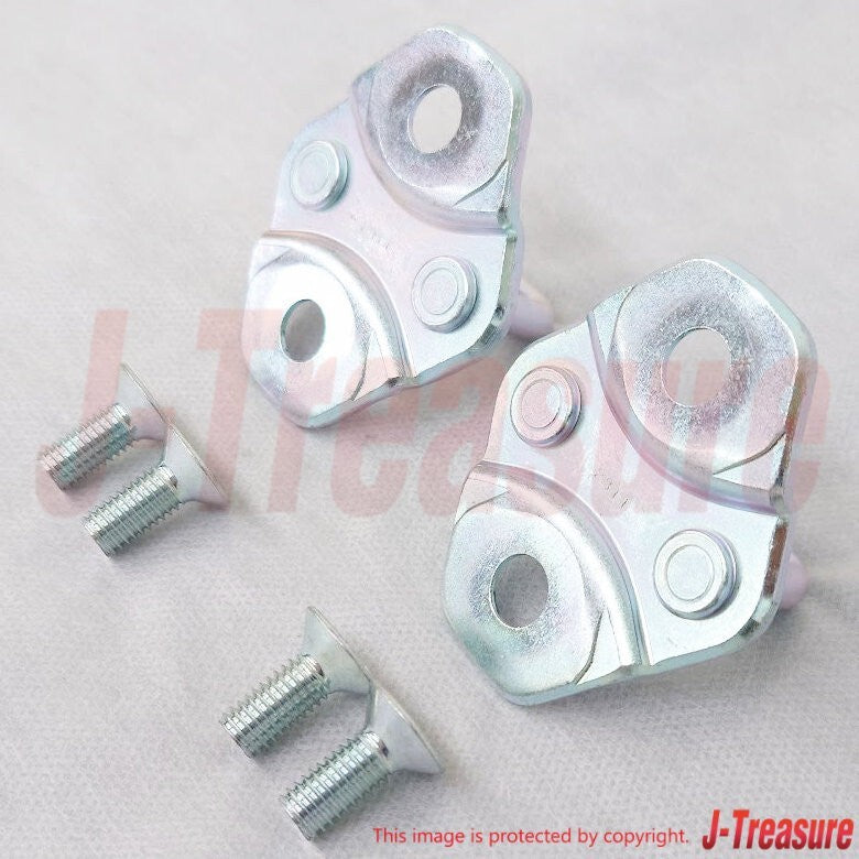 HONDA CIVIC INTEGRA  ACCORD PRELUDE Genuine Front Door Strikers & Bolts Set OEM