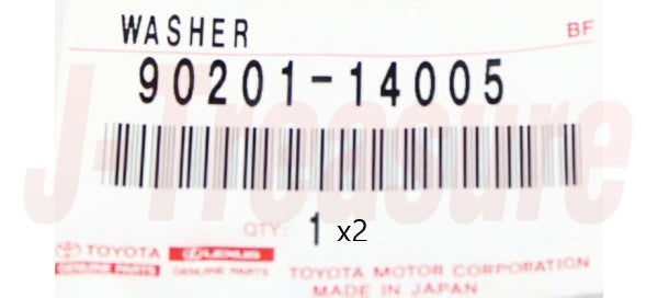 TOYOTA HILUX LN170 '98-01 Genuine Rear Spring Mounting Bolt & Nut & Washer Set