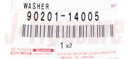 TOYOTA HILUX LN170 '98-01 Genuine Rear Spring Mounting Bolt & Nut & Washer Set