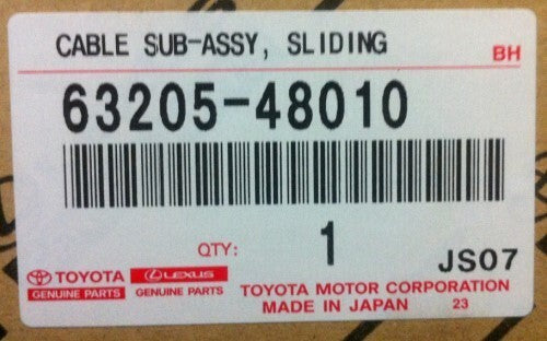 TOYOTA RAV4 ACA3# 2006-2012 Genuine Sliding Roof Drive Cable Assy 63205-48010