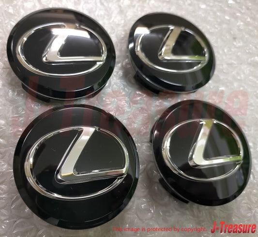 LEXUS CT200h 12-17 Genuine Wheel Center Cap Ornament Black 4Set 42603-76021 OEM