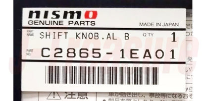 NISSAN GT-R 2009-2020 Genuine Nismo Shift Knob Aluminum Black C2865-1EA01 OEM