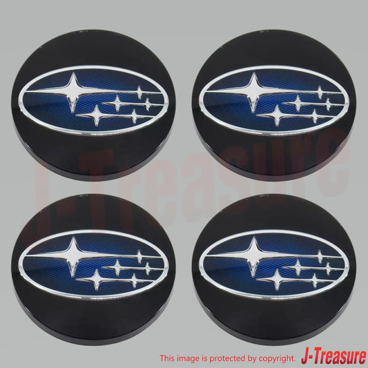 SUBARU WRX VAG 16-17 Genuine Aluminium Wheel Center Cap 28821VA020 x4 Set OEM