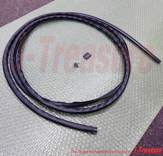 MAZDA RX-7 FD3S 93-95 Genuine Rear Grass Windshield Molding Clip & Joint Set OEM