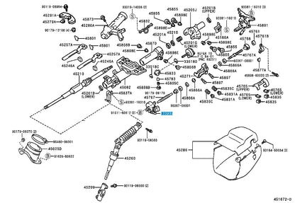 TOYOTA LEXUS LS400 UCF20 1999/07-2000/08 Genuine Steering Power Telescopic Motor