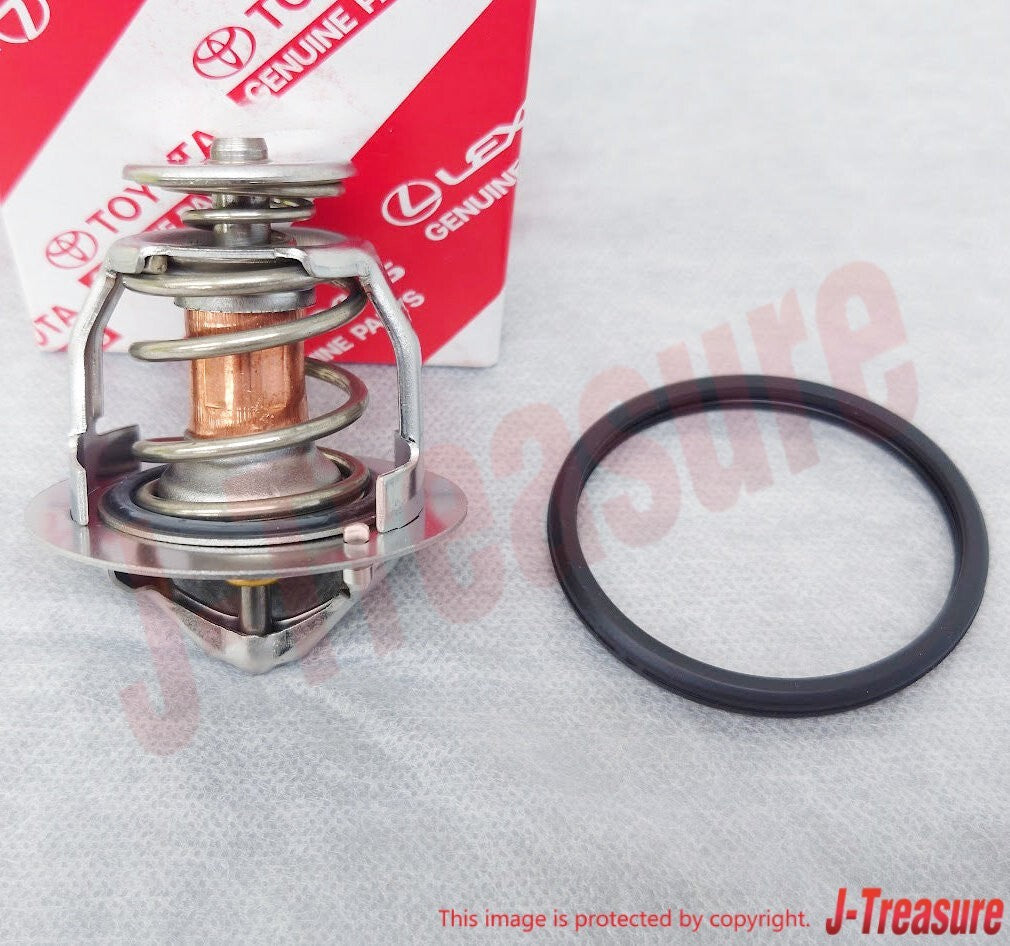 TOYOTA CAMRY ASV50 06-11 Genuine Engine Coolant Thermostat & GASKET set OEM