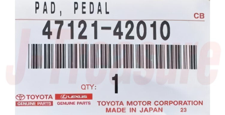 TOYOTA RAV4 ACA30 ALA30 ASA42 2009-2019 Genuine Brake Pedal Pad 47121-42010 OEM