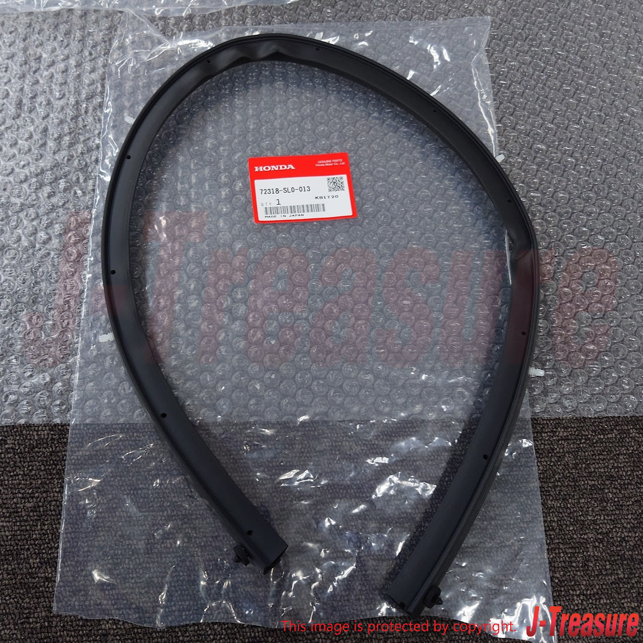 HONDA ACURA NSX NA1/2 91-05 Genuine Lower Outer Weatherstrip 72318-SL0-013 OEM