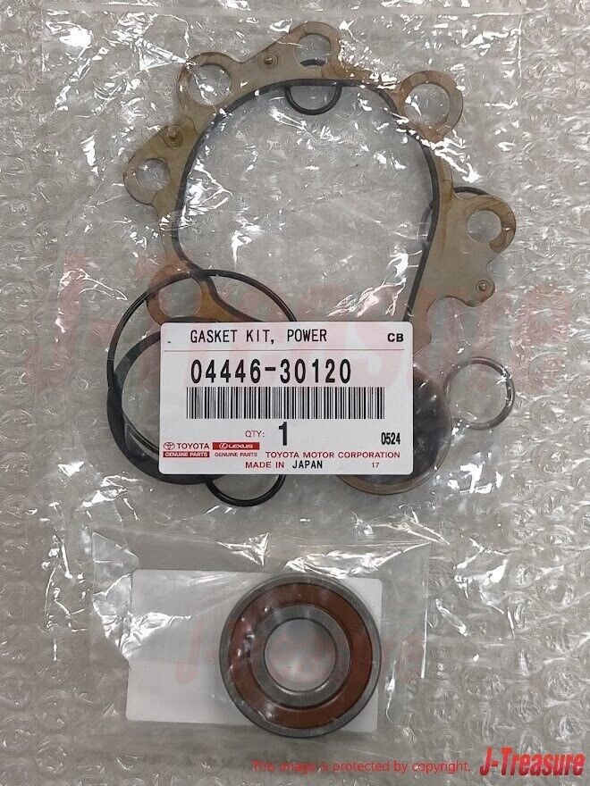 TOYOTA SUPRA 4RUNNER T100 IS300 Genuine Power Steering Rebuild Kit & Bearing OEM