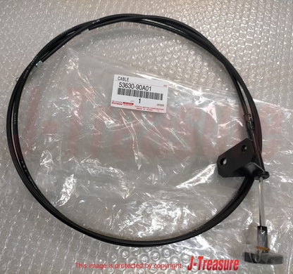 TOYOTA LAND CRUISER FJ60 81-90 Genuine Hood Lock Control Cable 53630-90A01 OEM
