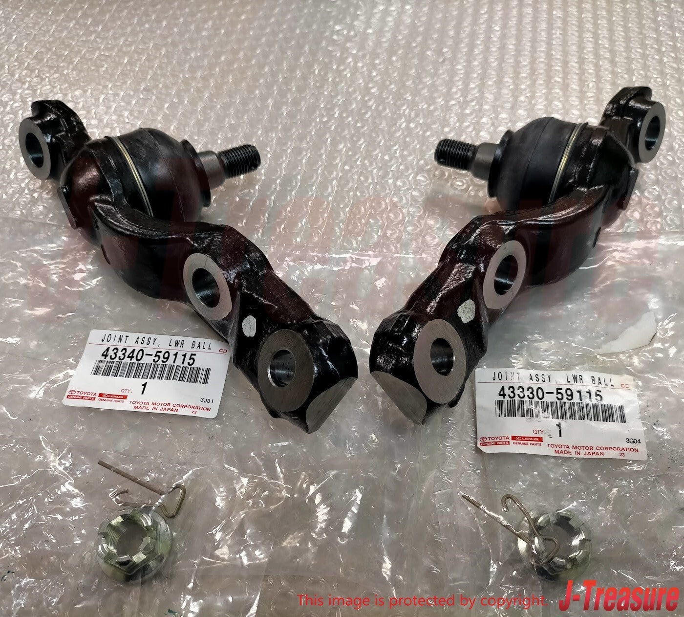 TOYOTA LEXUS LS430 UCF30 01-06 Genuine Front Lower Ball Joint Assy RH & LH Set
