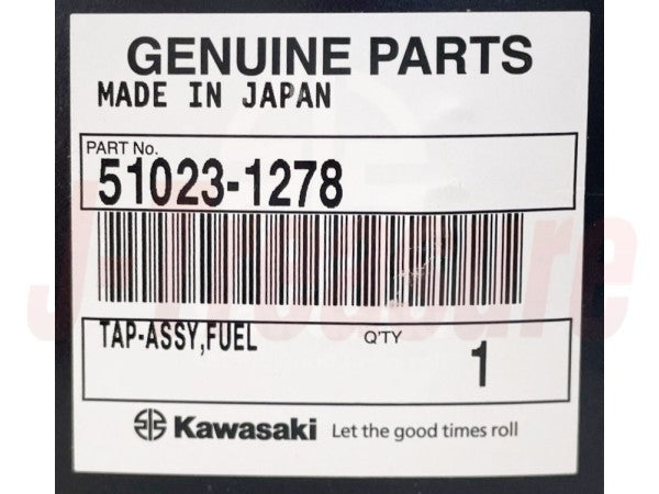 KAWASAKI SUPER SHERPA KL250G '00-03 '09-10 Genuine Fuel Tap Assy 51023-1278 OEM