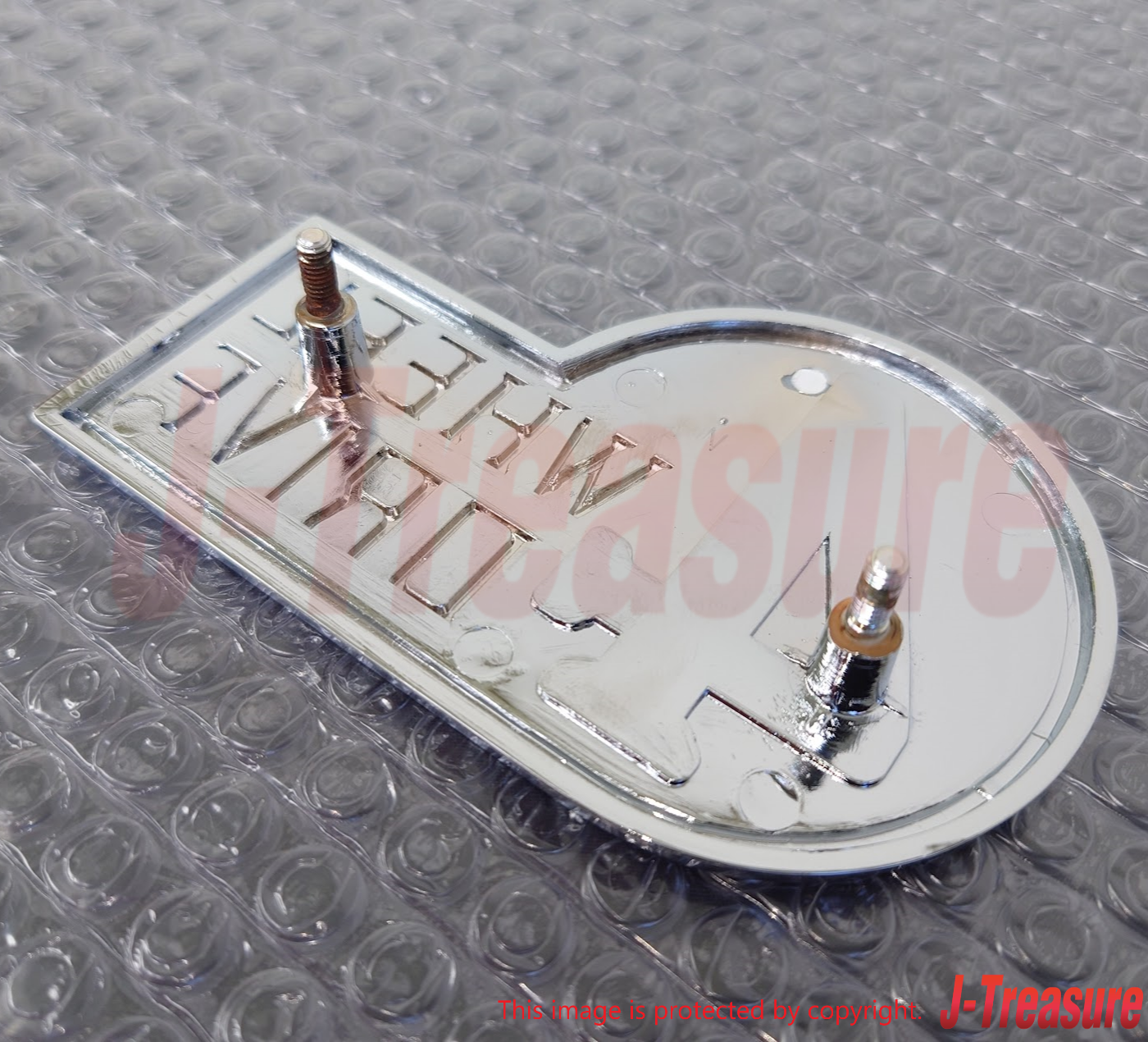 TOYOTA LAND CRUISER BJ40 FJ40 Genuine Rear "4WD" Emblem & Rear Plate Pad Set