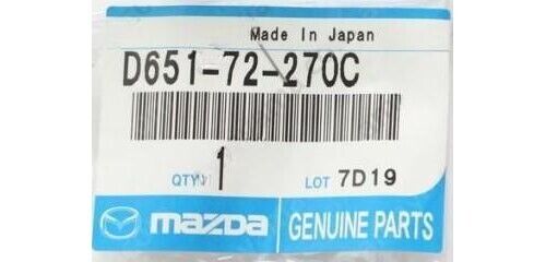 MAZDA MAZDA2 DE 2011-2014 Genuine Rear Door Check Right or Left D65172270C OEM