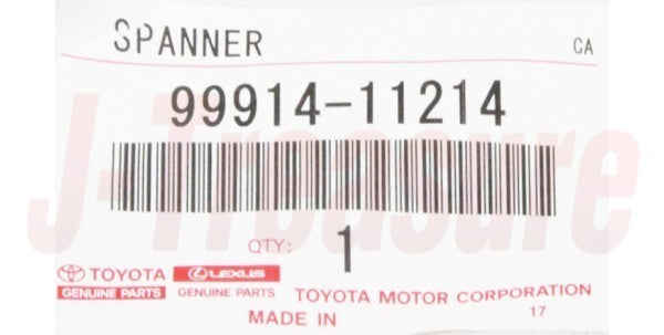 TOYOTA HILUX LN110L '92-05 Genuine In-Vehicle Tool Spanner(12郢晢ｽｻ繝ｻ・･14mm) 99914-11214