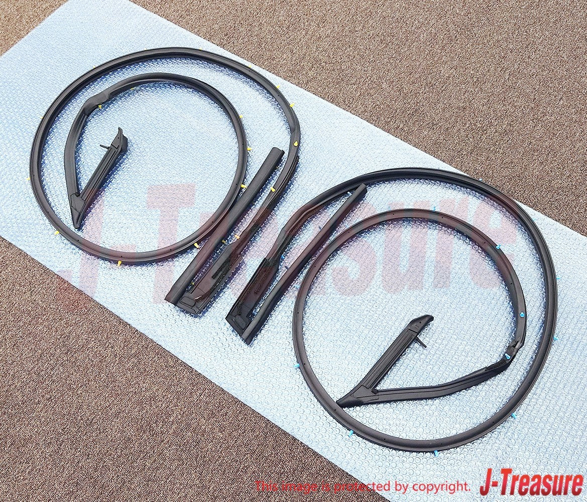 NISSAN 300ZX Z32 90-96 Genuine Front Door Weatherstrip 2-Seater RH & LH Set OEM