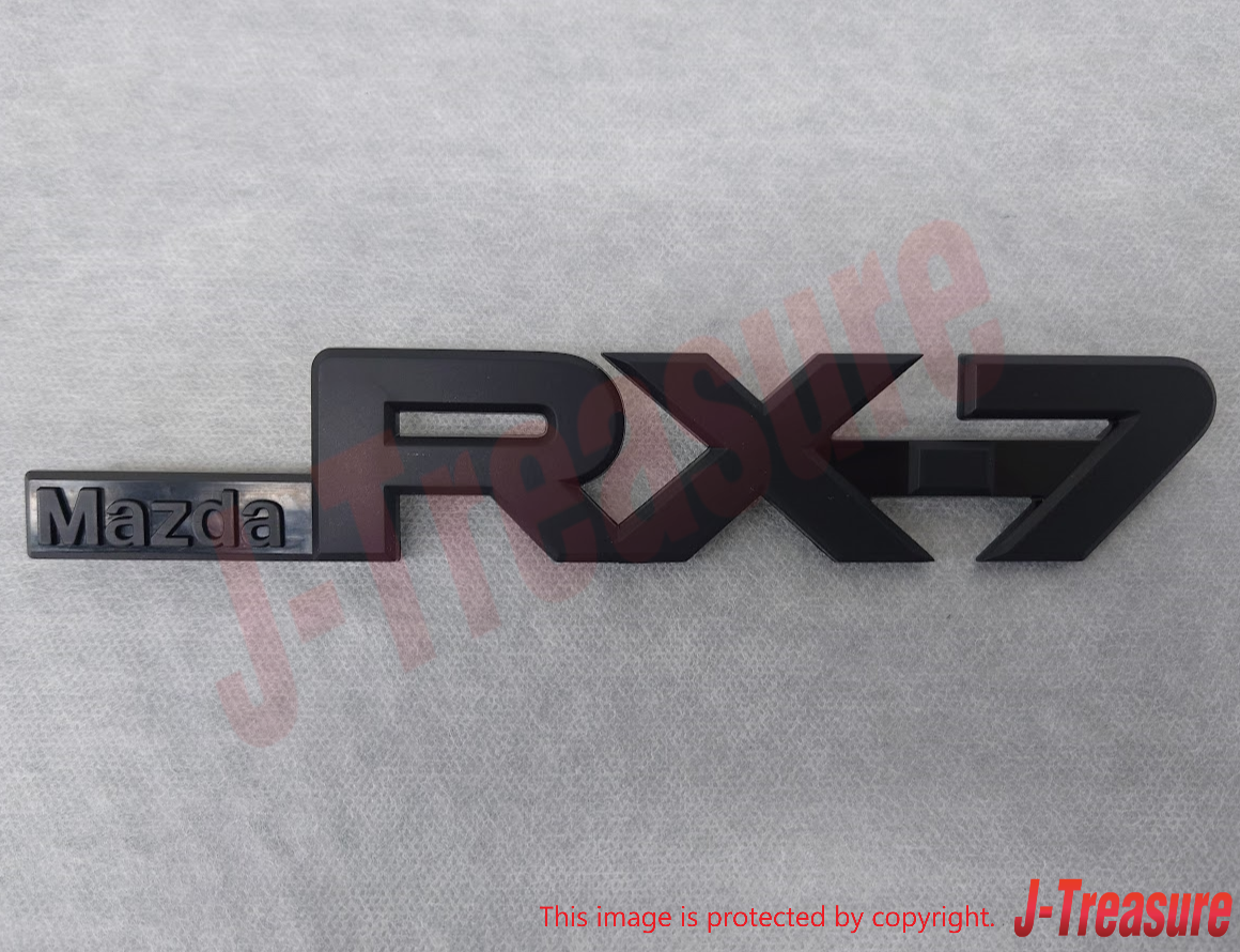 MAZDA RX-7 FC3S FC3C 1986-1991 Genuine Rear Black Emblem FB02-51-720 OEM