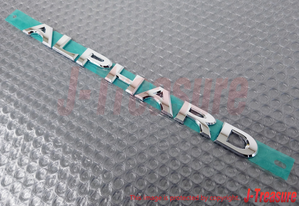 TOYOTA ALPHARD AGH30 15-23 Genuine Back Door Name Plate Emblem 75441-58070 OEM