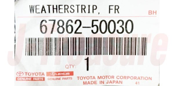 LEXUS LS430 UCF30 2001-2006 Genuine Rear Door Weatherstrip RH & LH Set OEM