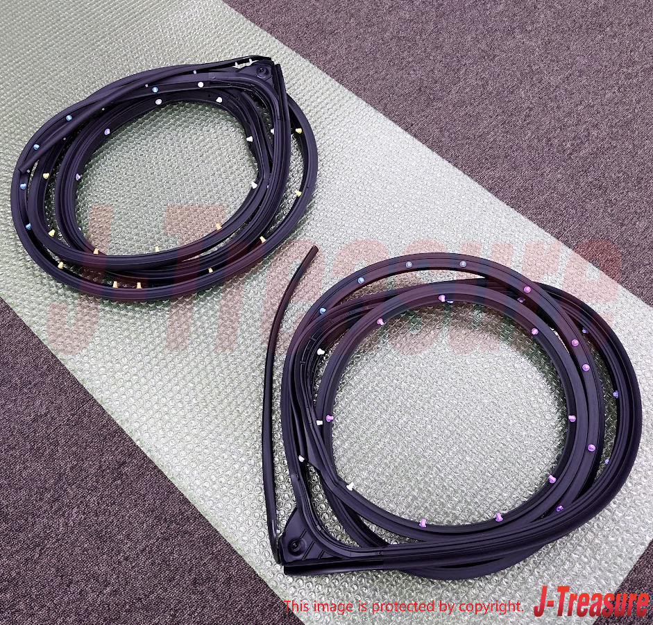 MITSUBISHI LANCER EVO 10 08-15 Genuine RR Door Opening Otr Weatherstrip RH & LH