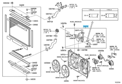 LEXUS GS460 URS190 2008-2011 Genuine Radiator Reserve Tank Assy 16470-38040 OEM