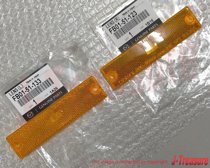 MAZDA RX-7 FC3S 86-90 Genuine Front Side Marker Turn Signal Ramp Lens Set OEM