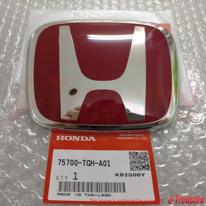 HONDA CIVIC TYPE-R FK8 2017-2019 Genuine Front & Rear Red "H" Emblem Set OEM