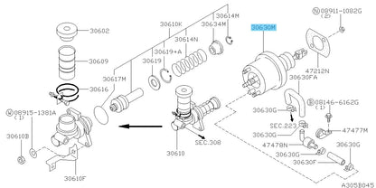 NISMO NISSAN SKYLINE GT-R R32/33/34 Genuine Clutch Vacuum Booster 30630-RHR20