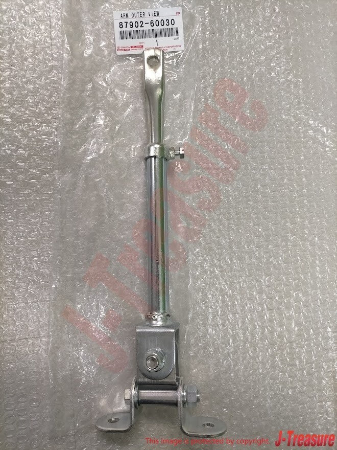 TOYOTA LAND CRUISER FJ40 FJ45 58-70 Genuine Side Rear View Mirror Arm x2 Set OEM